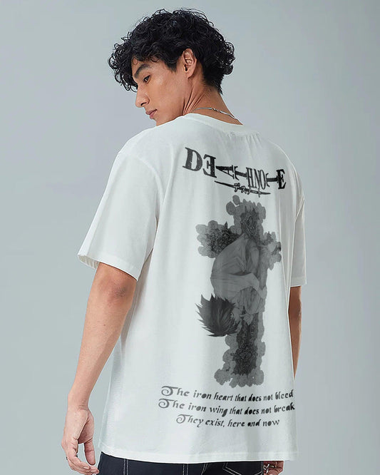 Death Note 260GSM COTTON WHITE | OVERSIZED TEE