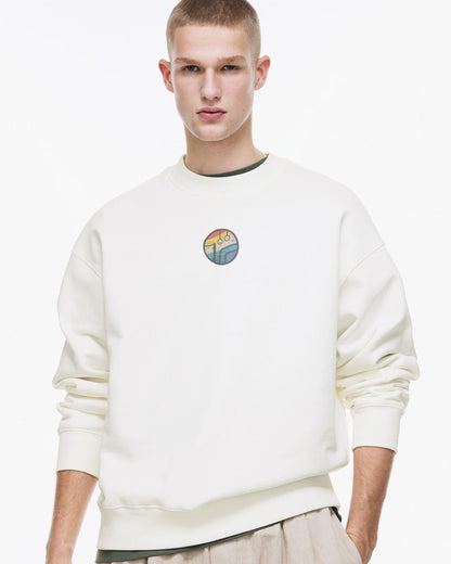 CALISTHENICS CLASSIC MOVES REGULAR WHITE SWEATSHIRT