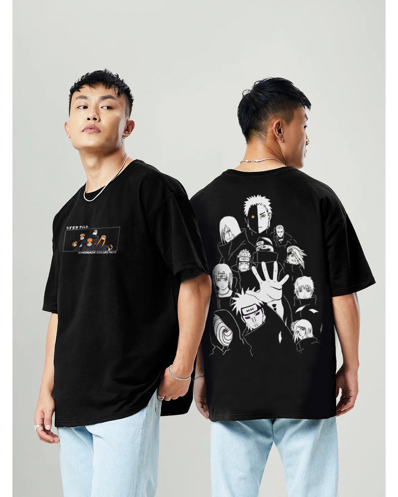 Akatsuki Oversized Black T-shirt