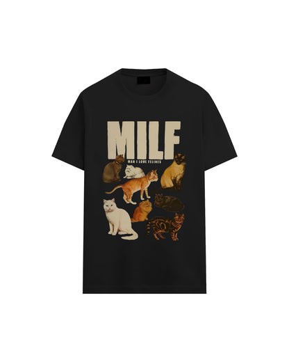 CAT CLAW ICON BLACK REGULAR T-SHIRT