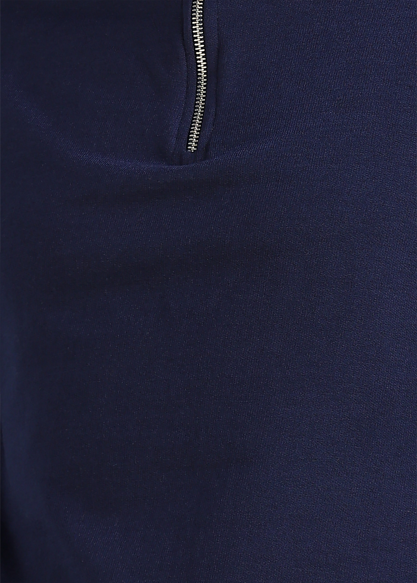 OLD MONEY ZIPPER Sweatshirt | Navy Blue | Regular Fit