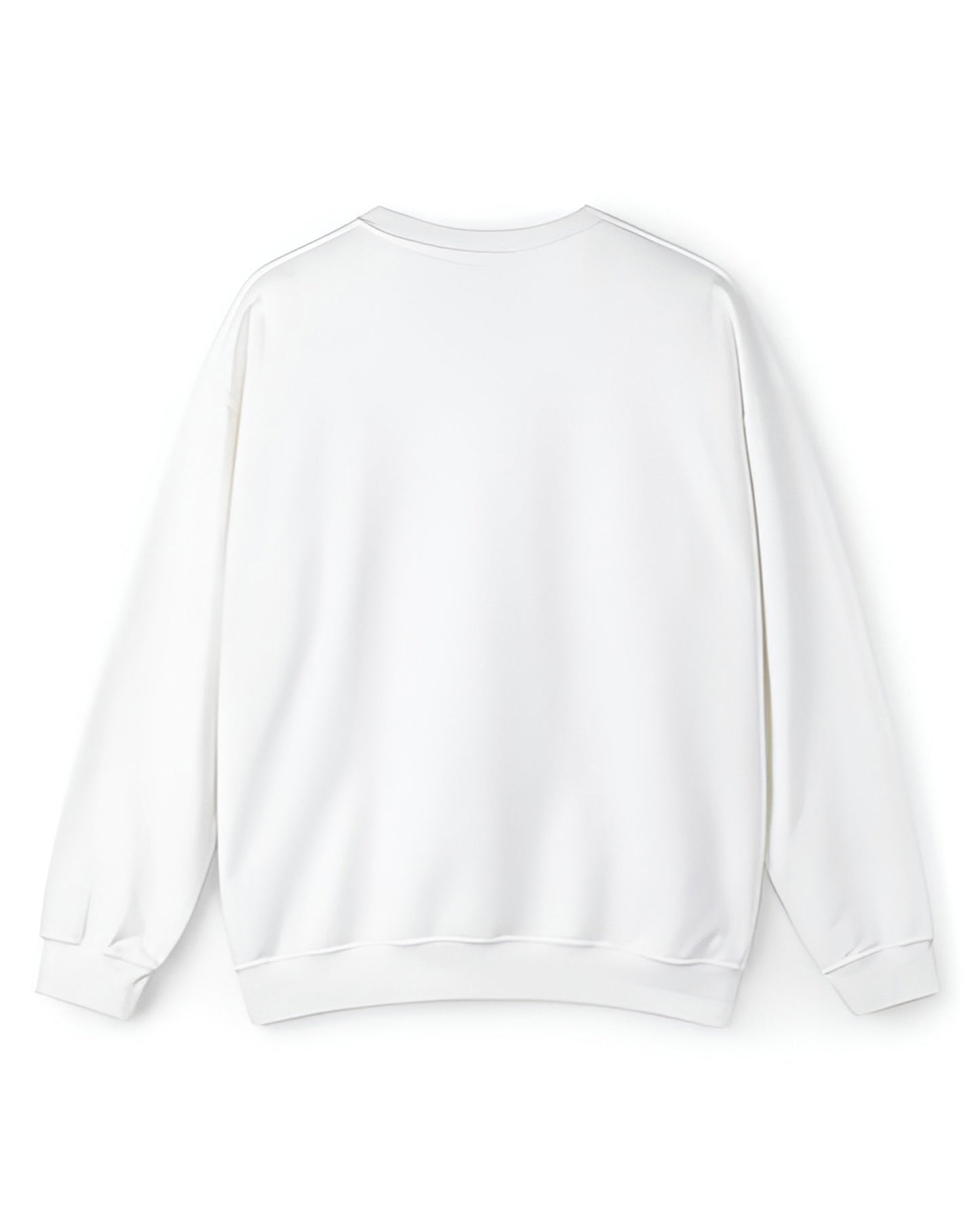 BURN OUT CARS WHITE SWEATSHIRT