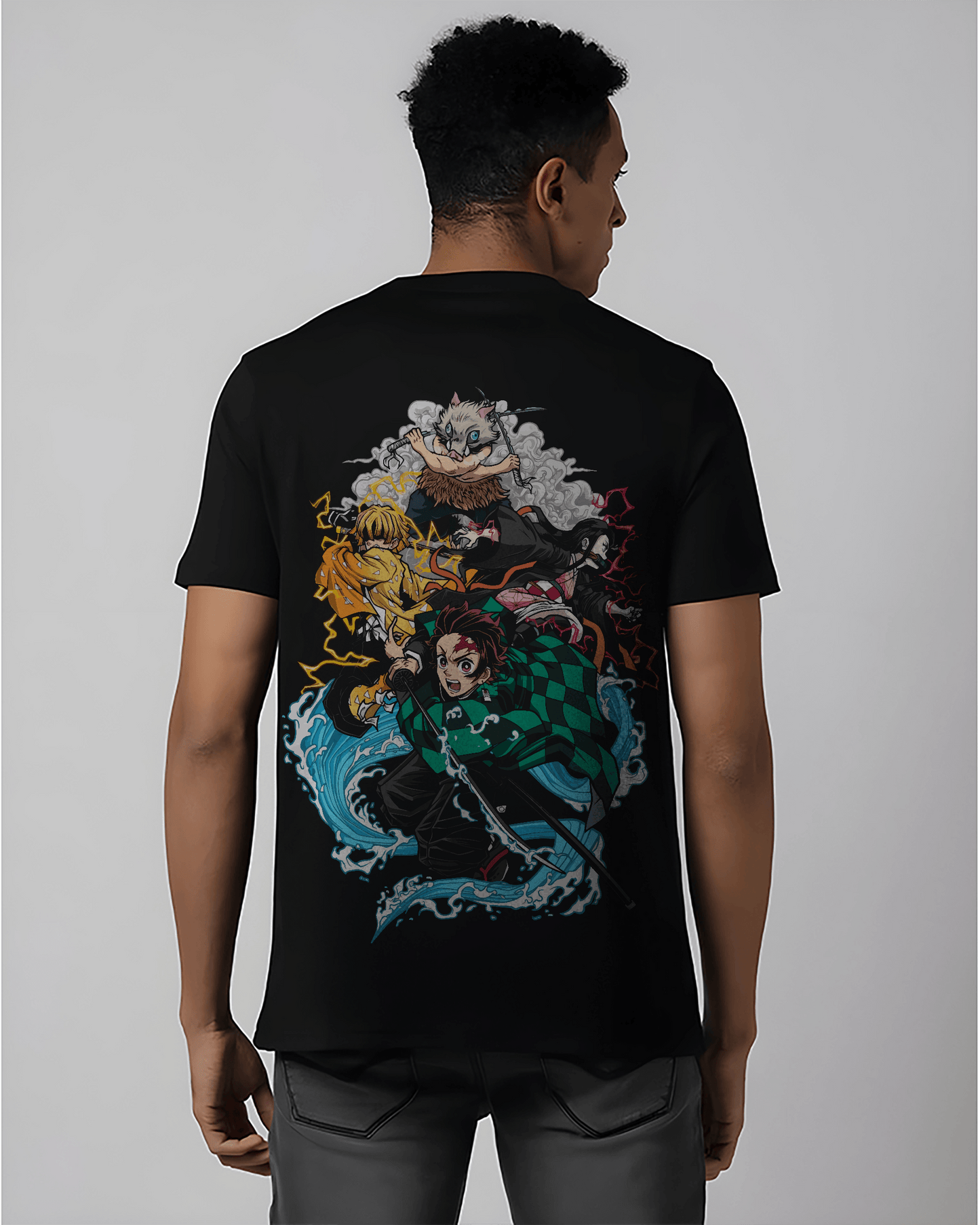 ANIME DEMON LORDS BLACK REGULAR FIT T-SHIRT