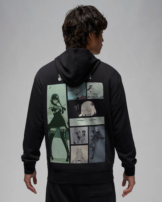 ANIME SPY FAMILY BLACK REGULAR FIT HOODIE