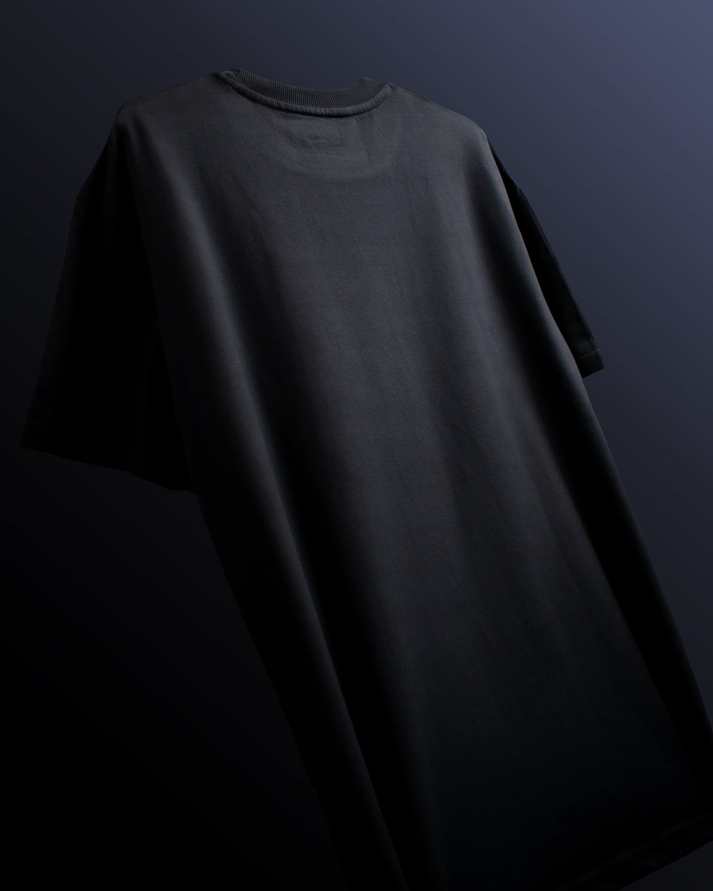 Heavy Weight | Black Solid Oversized T-shirt