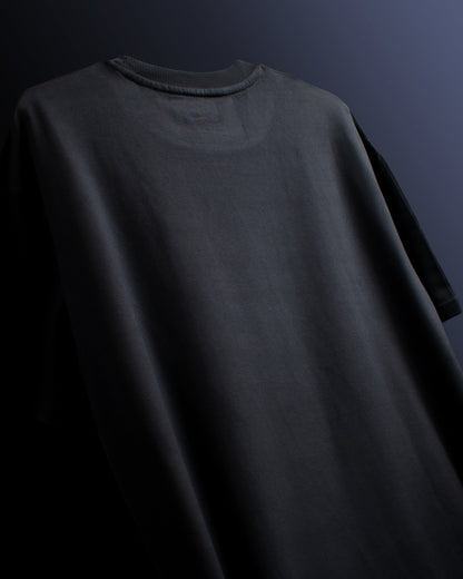 Heavy Weight | Black Solid Oversized T-shirt