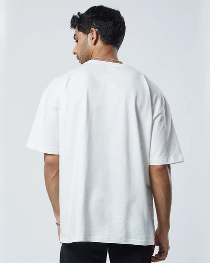 ENDGAME COSMOS RULER WHITE OVERSIZED T-SHIRT