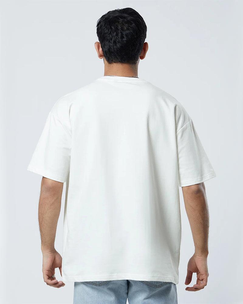 ENDGAME COSMOS RULER WHITE OVERSIZED T-SHIRT