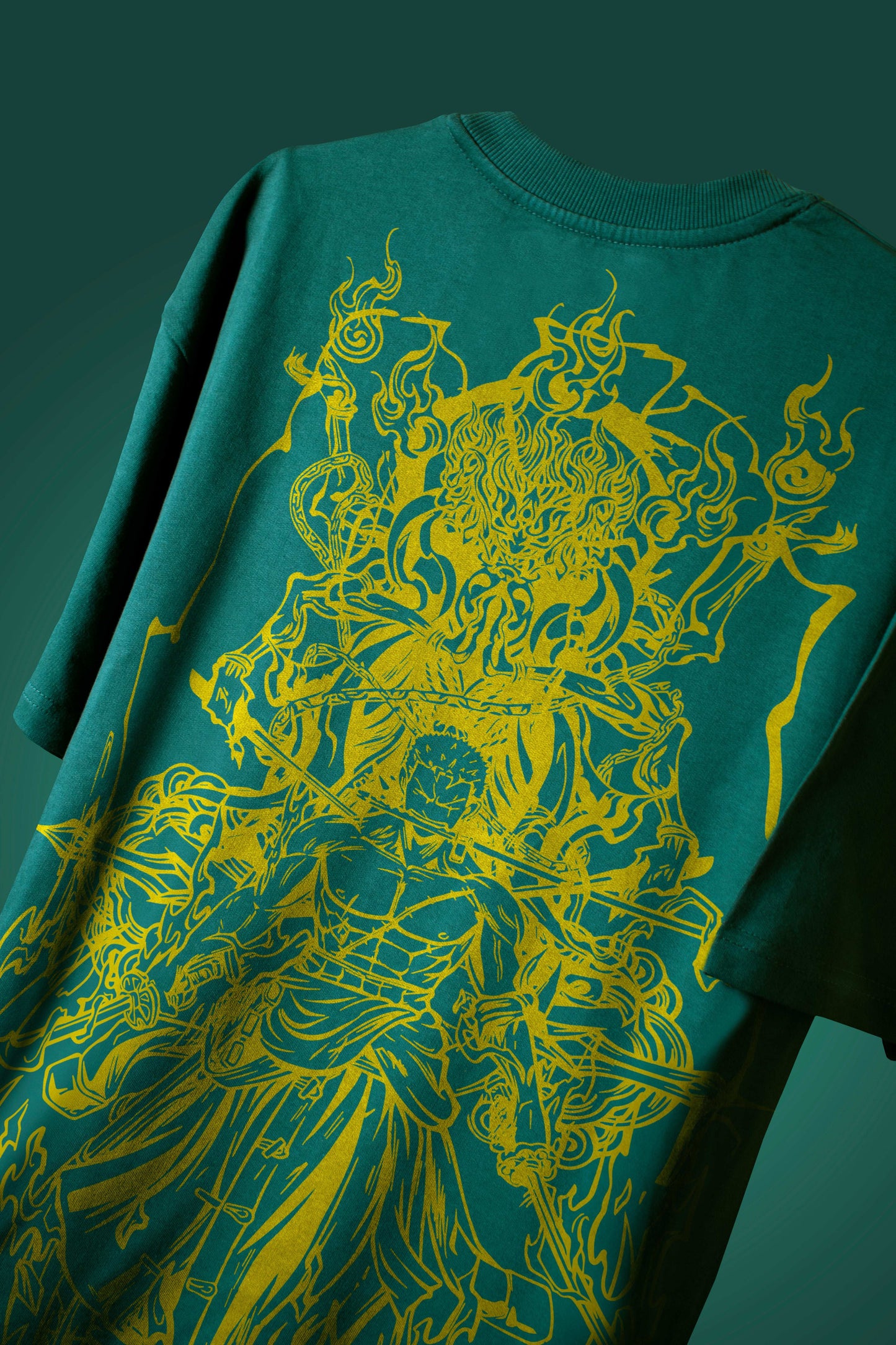 ONE PIECE | Oversized | 240GSM (100% Cotton) | Bottle Green Color