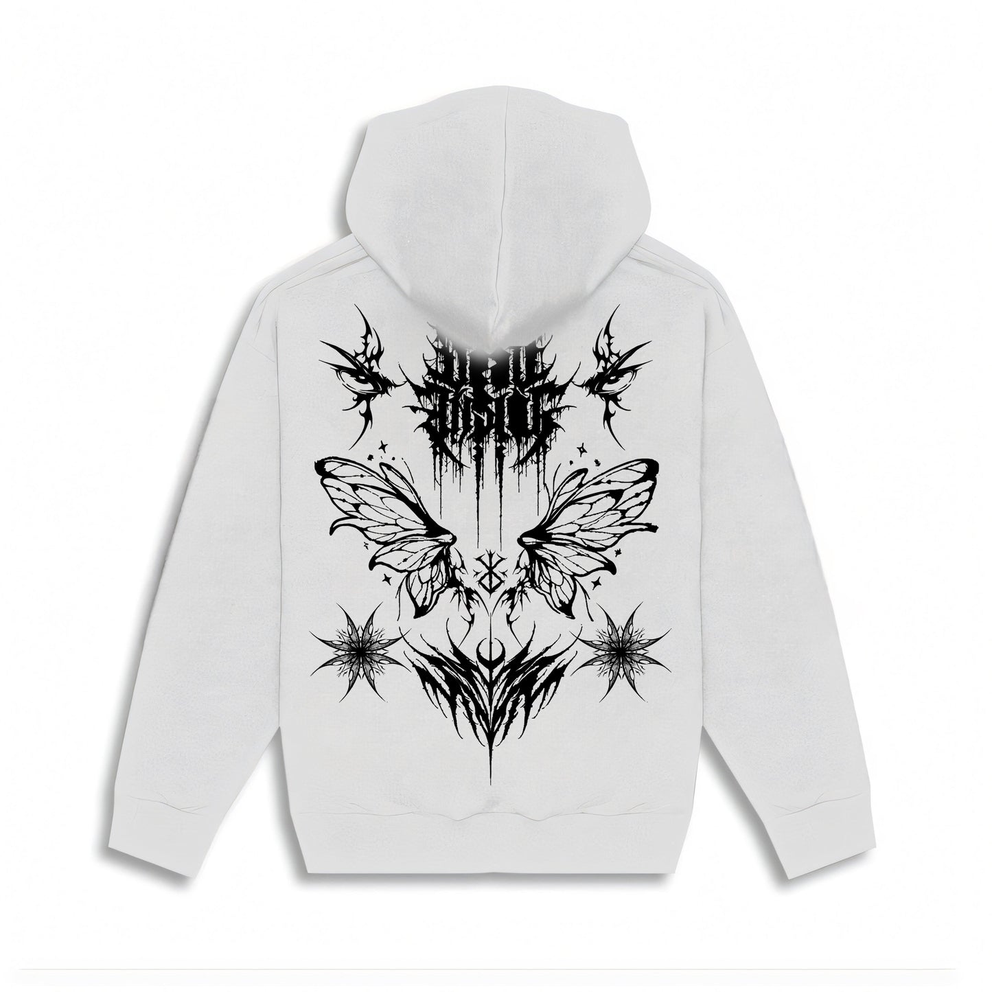 BERSERK ANIME WHITE HOODIE