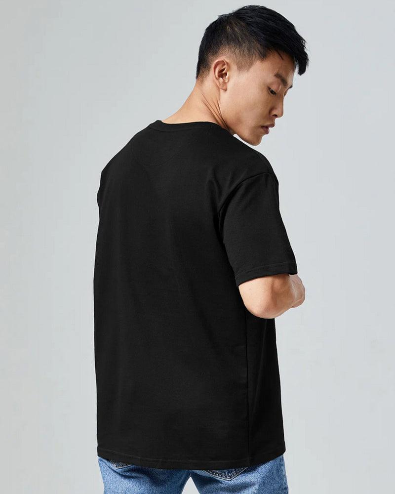 SCOOBY FRIENDS OVERSIZED T-SHIRT BLACK  260GSM