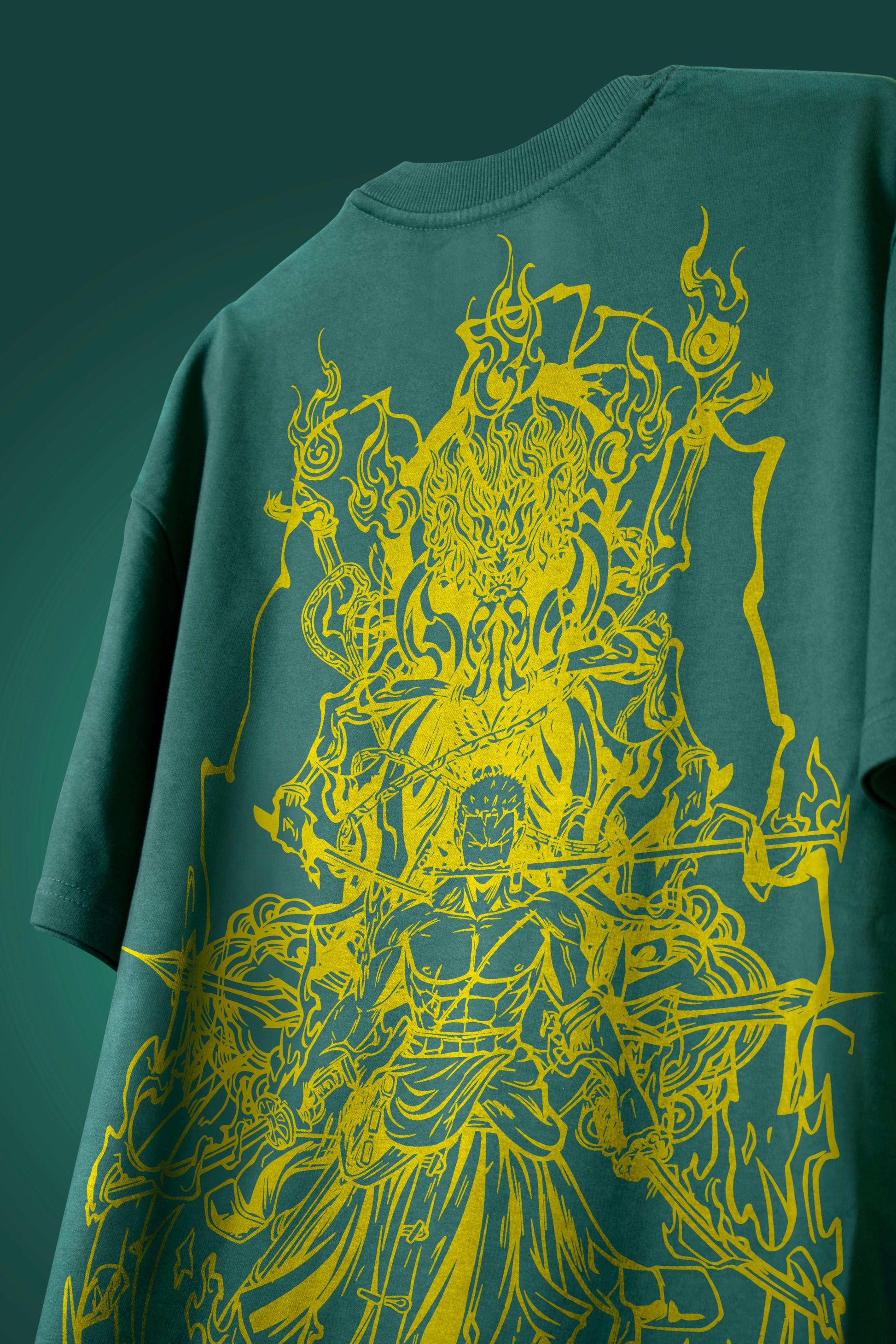 ONE PIECE | Oversized | 240GSM (100% Cotton) | Bottle Green Color