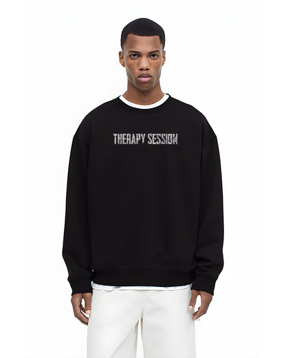 DEATH THERAPY SESSION BLACK SWEATSHIRT