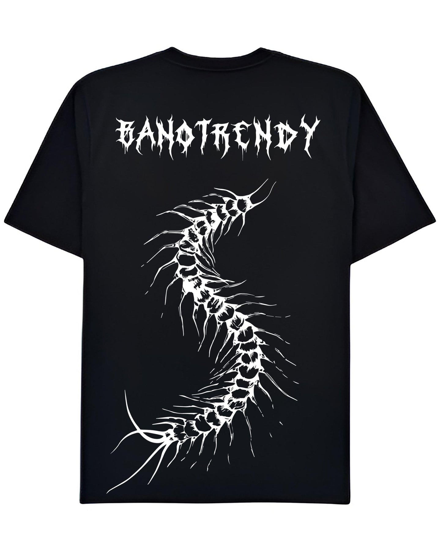 BONECASTER SKYDANCER COTTON BLACK OVERSIZED T-SHIRT