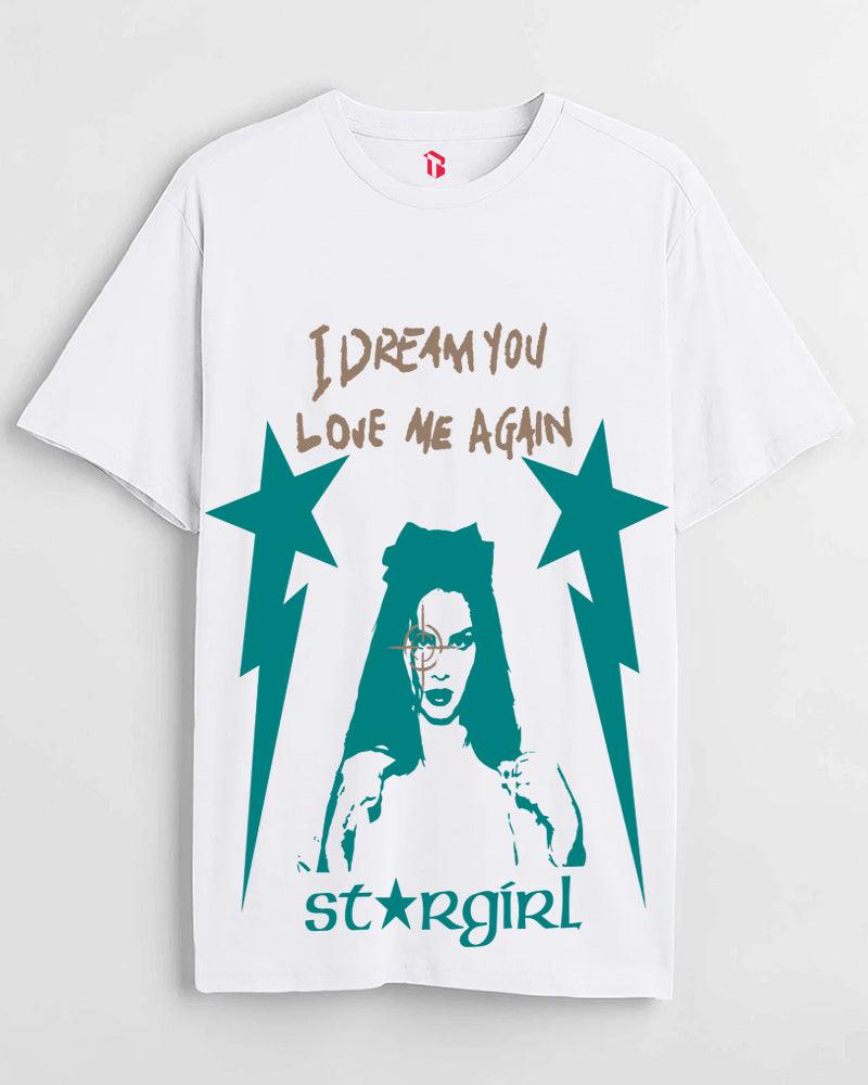 STARGIRL WHITE REGULAR FIT T-SHIRT