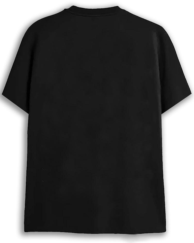 ANIME TIMETABLE BLACK OVERSIZED T-SHIRT