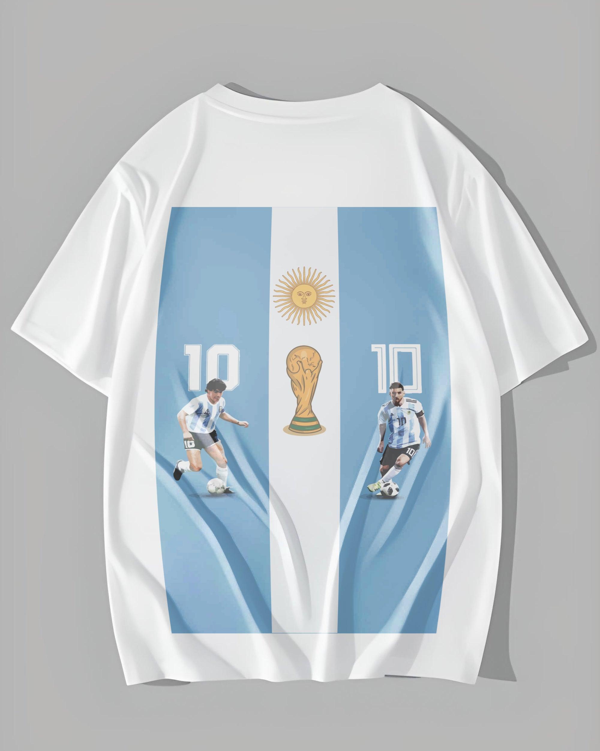 LIONEL MESSI LEGENDARY WHITE OVERSIZED T-SHIRT