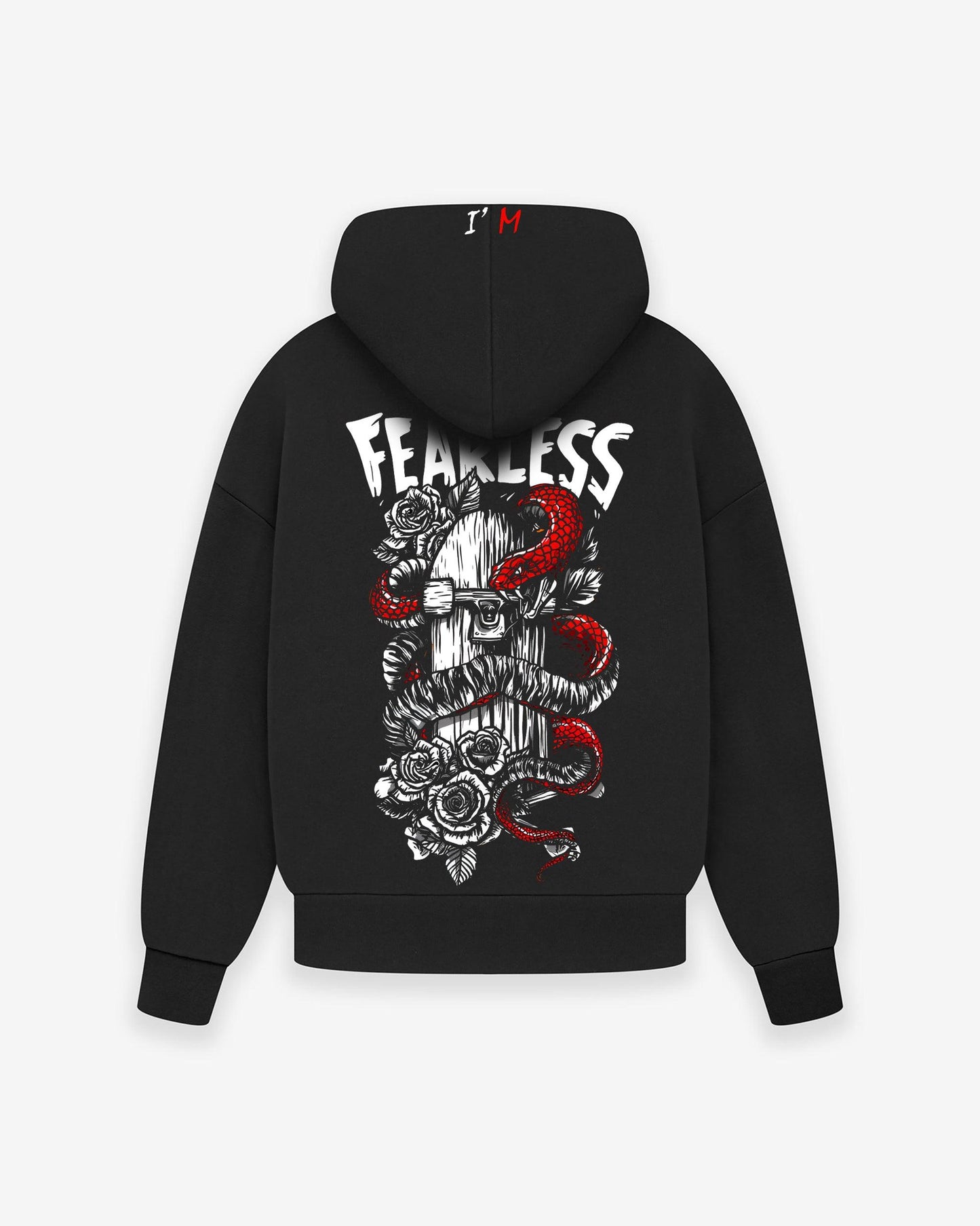 FEARLESS REPTILE BLACK HOODIE