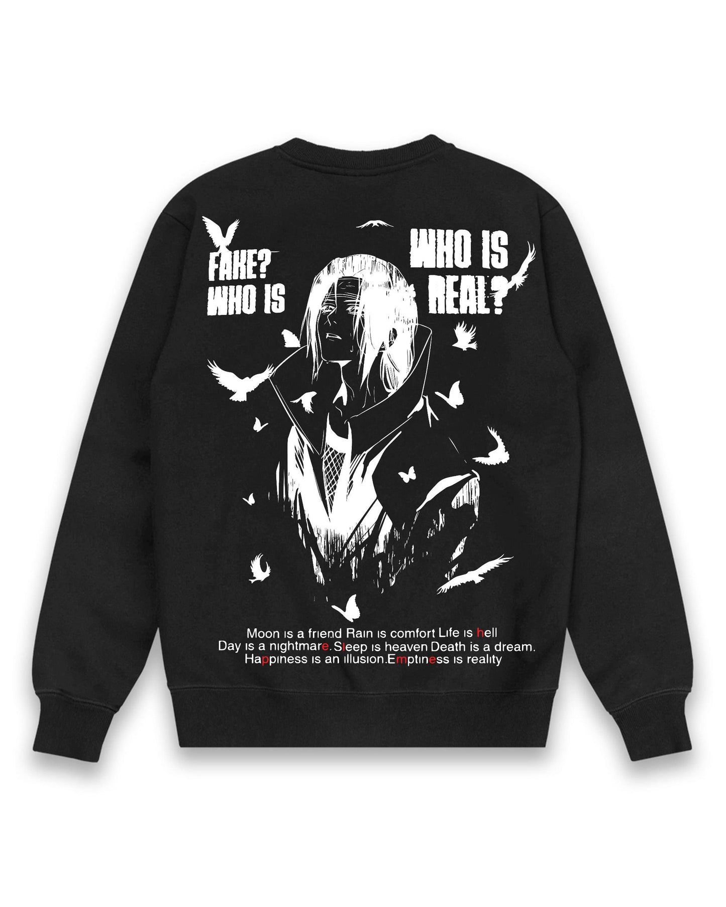 ANIME LOVER ITACHI BLACK SWEATSHIRT