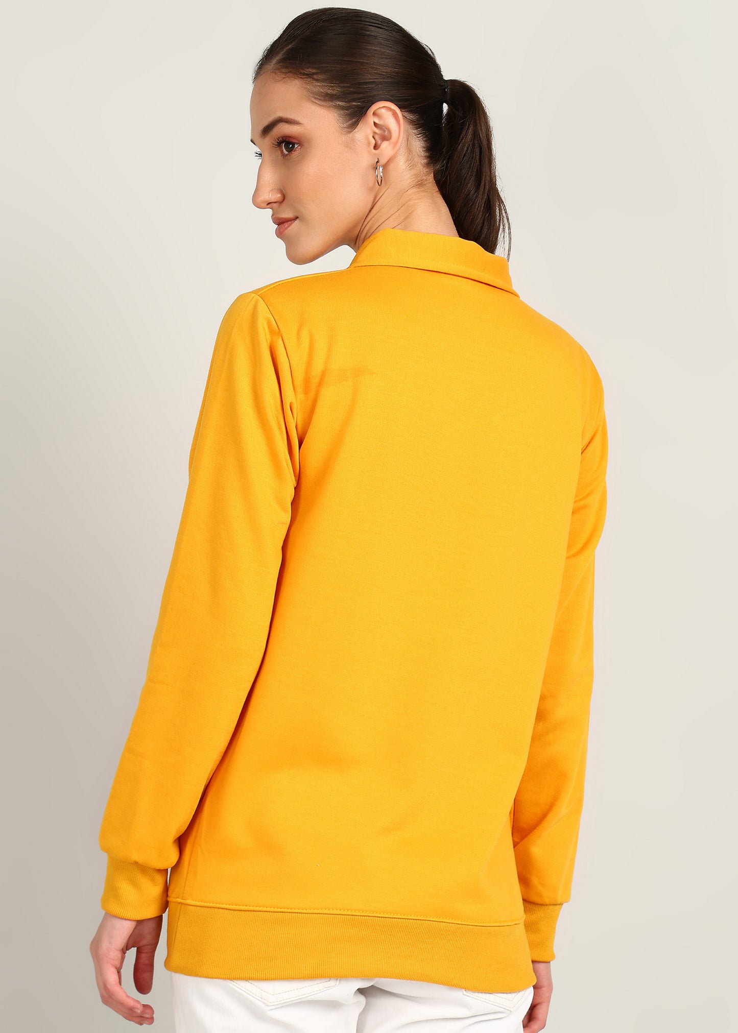 OLD MONEY ZIPPER Sweatshirt | MUSTARD | Regular Fit