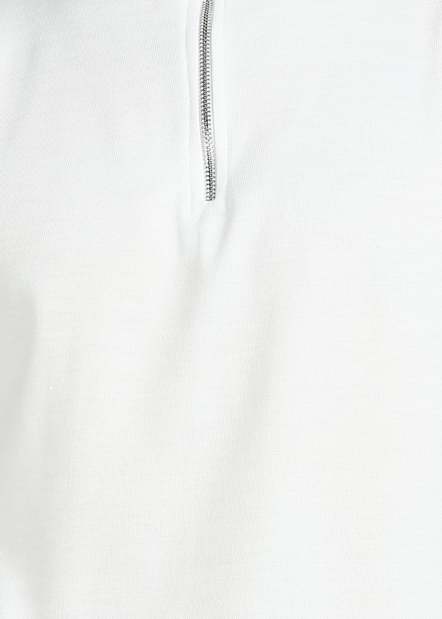 OLD MONEY ZIPPER Sweatshirt | CLEAR WHITE | Regular Fit