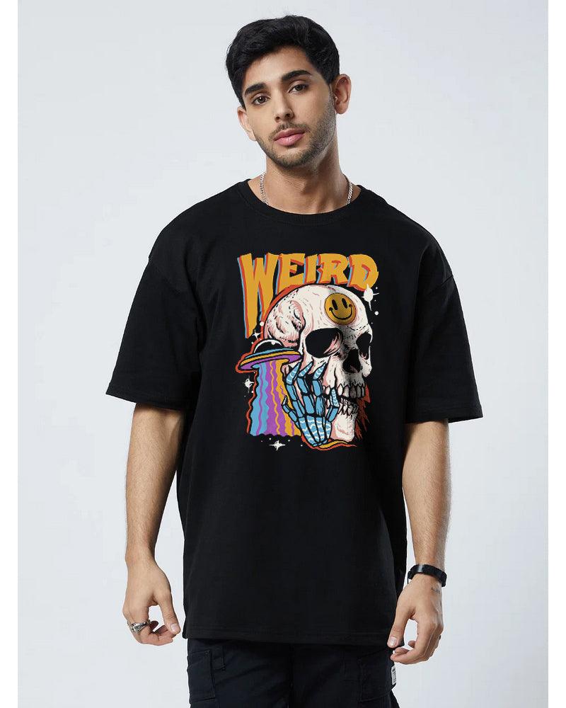 WEIRD SLEEP BLACK OVERSIZED T-SHIRT