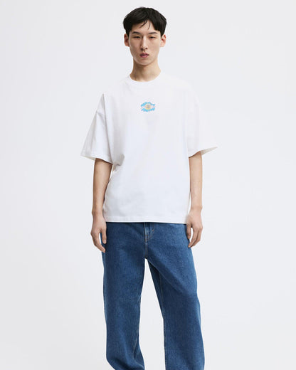 FOOTBALL ICON WHITE OVERSIZED T-SHIRT