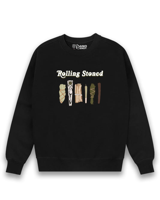 ROLLING STONES BLACK SWEATSHIRT