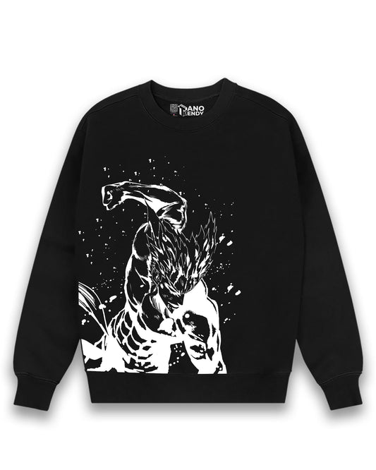 TOUGHER THEN MOUNTAIN BE UNBREAKABLE BLACK SWEATSHIRT