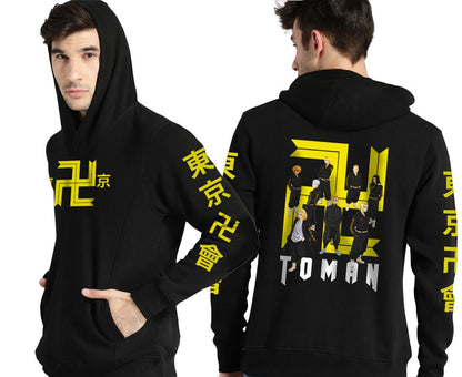 ANIME TOMEN EPIC TALES BLACK REGULAR FIT HOODIE