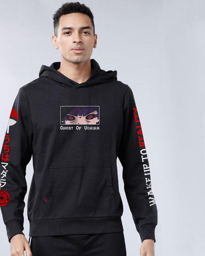 ANIME VOID EMPEROR BLACK REGULAR FIT HOODIE