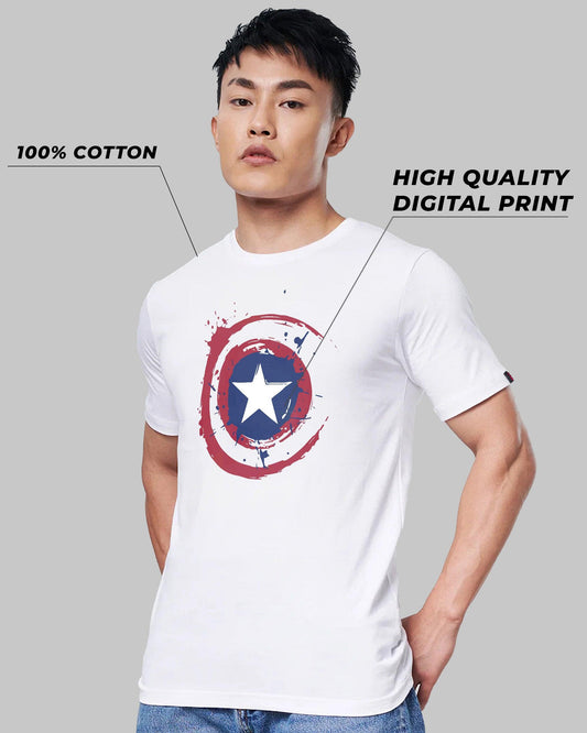 JUSTICE COMMANDER WHITE REGULAR T-SHIRT