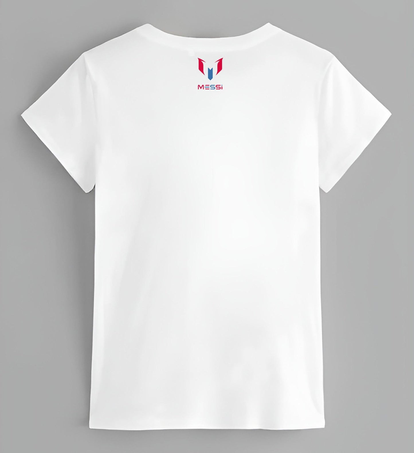 Messi White Cotton | Regular Fit Tee