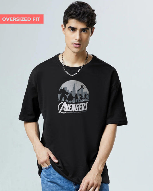 Avenger Oversized T-shirt Black