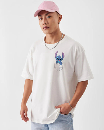 CUTE LITTLE EARS WHITE OVERSIZED T-SHIRT