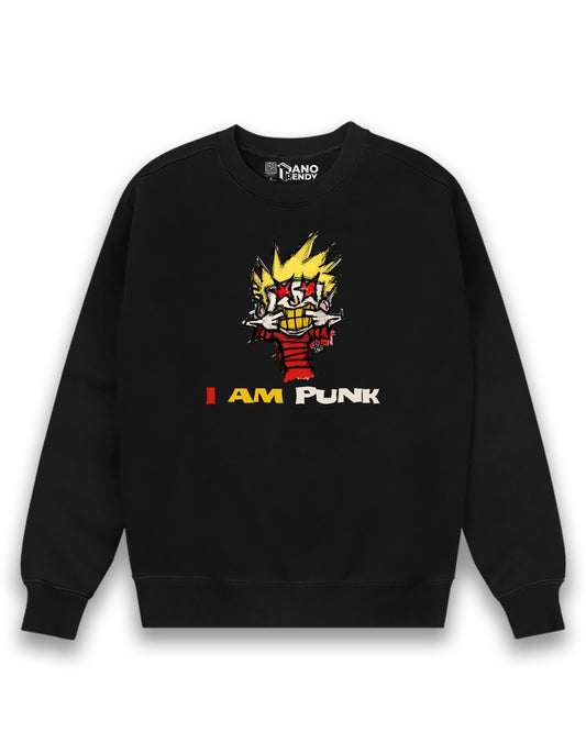 I AM PUNNK BLACK SWEATSHIRT