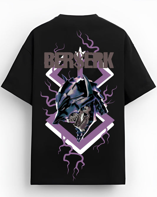 ANIME DARK SAGA BLACK OVERSIZED T-SHIRT