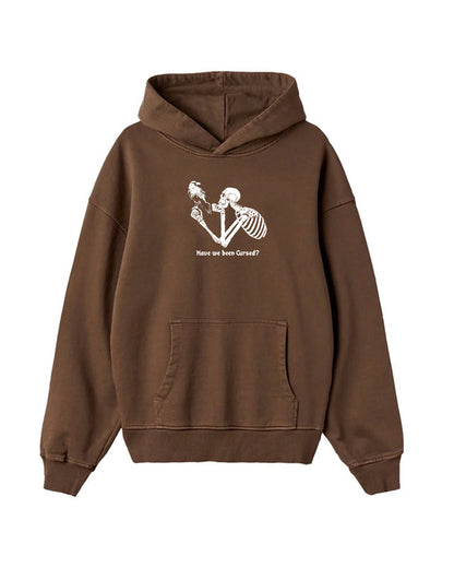 CURSED UNDYING BROWN HOODIE