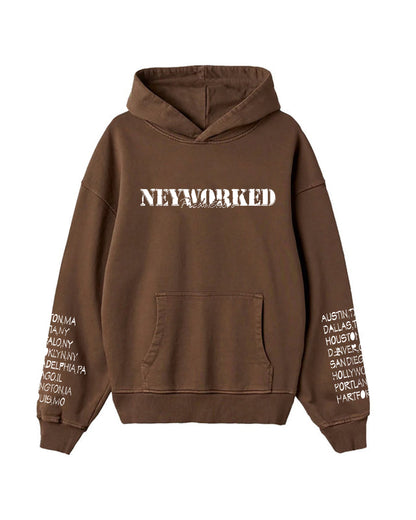 SOUND CRAFTING BROWN HOODIE