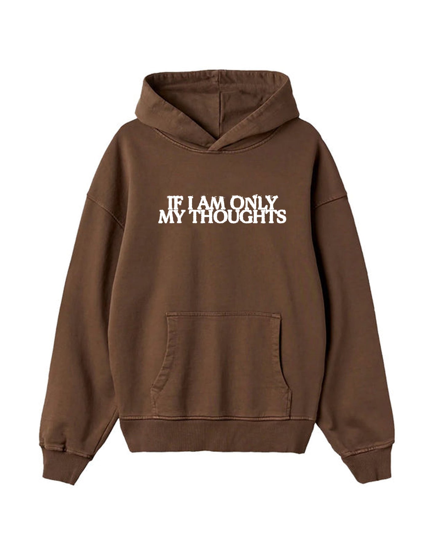 YOU MAKE ME HAPPY BROWN HOODIE