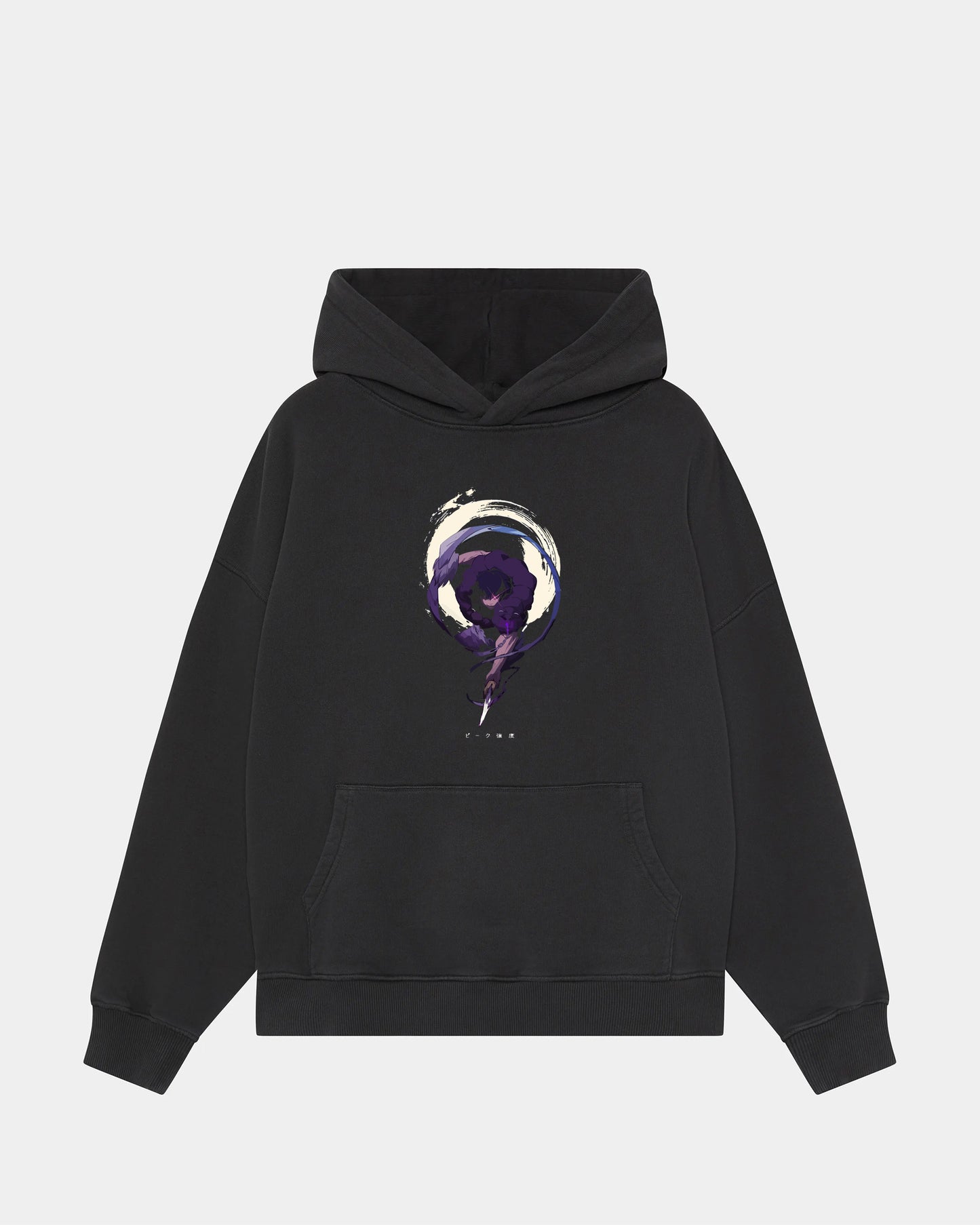 ANIME SOLDIER BLACK HOODIE