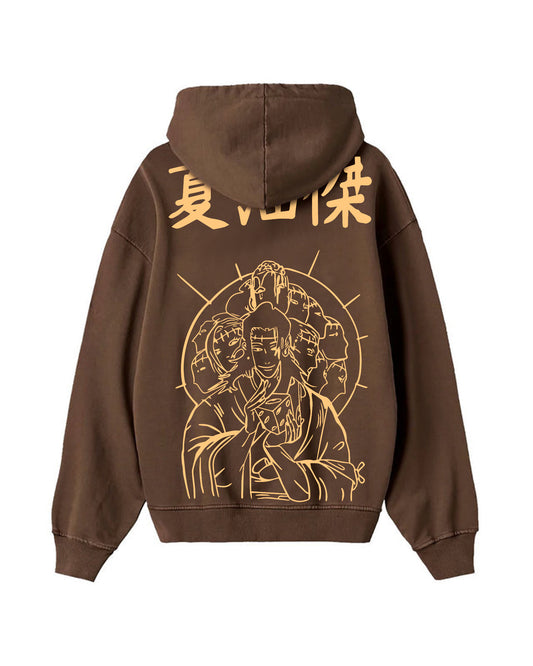 HORIZON HAVEN BROWN REGULAR FIT HOODIE