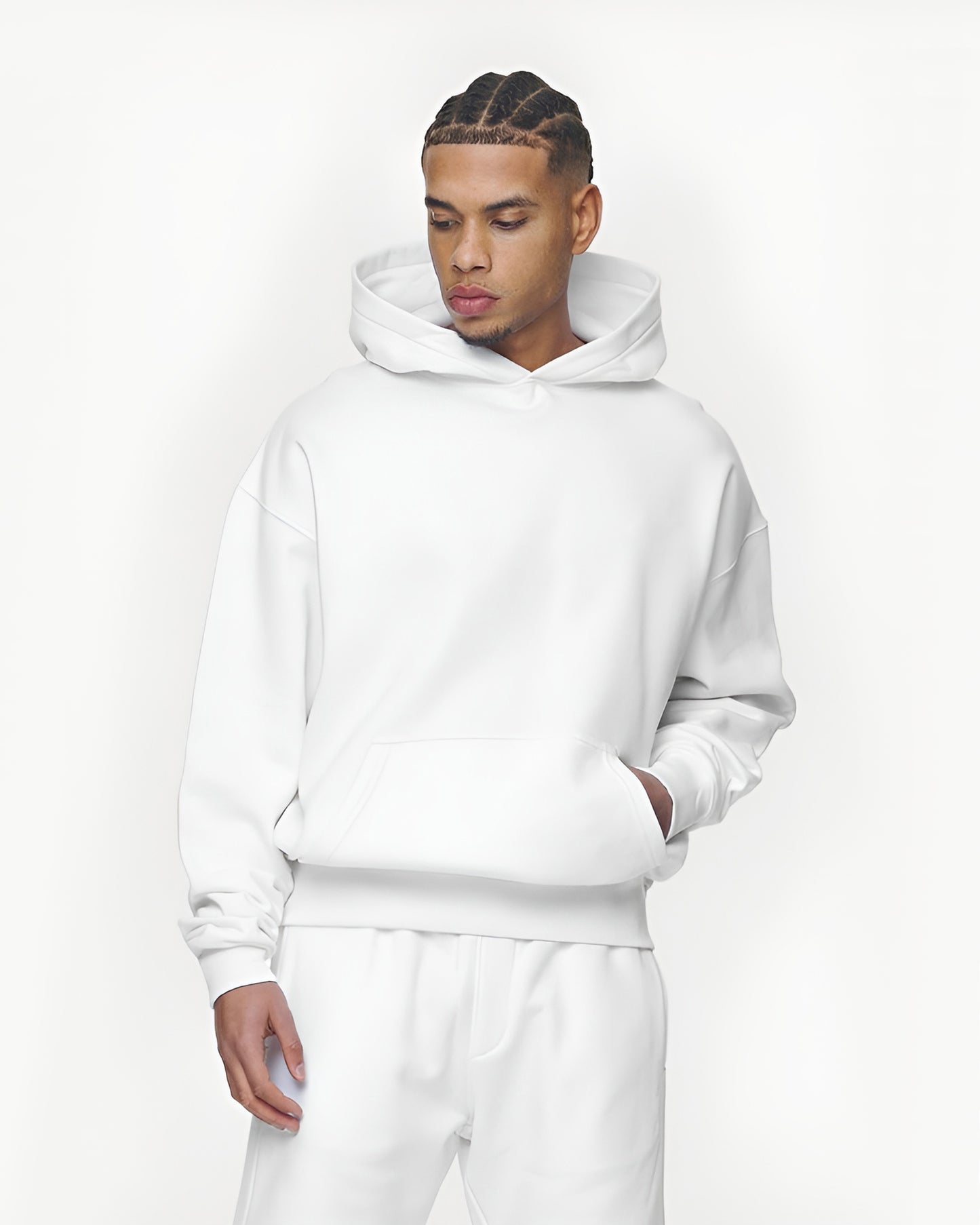 LOVE REFLECTIONS WHITE HOODIE