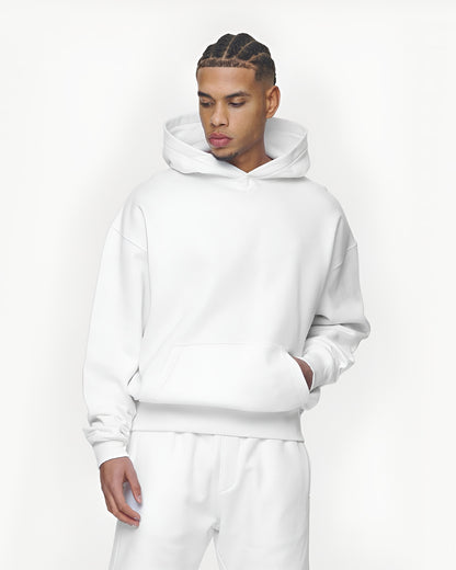 LOVE REFLECTIONS WHITE HOODIE