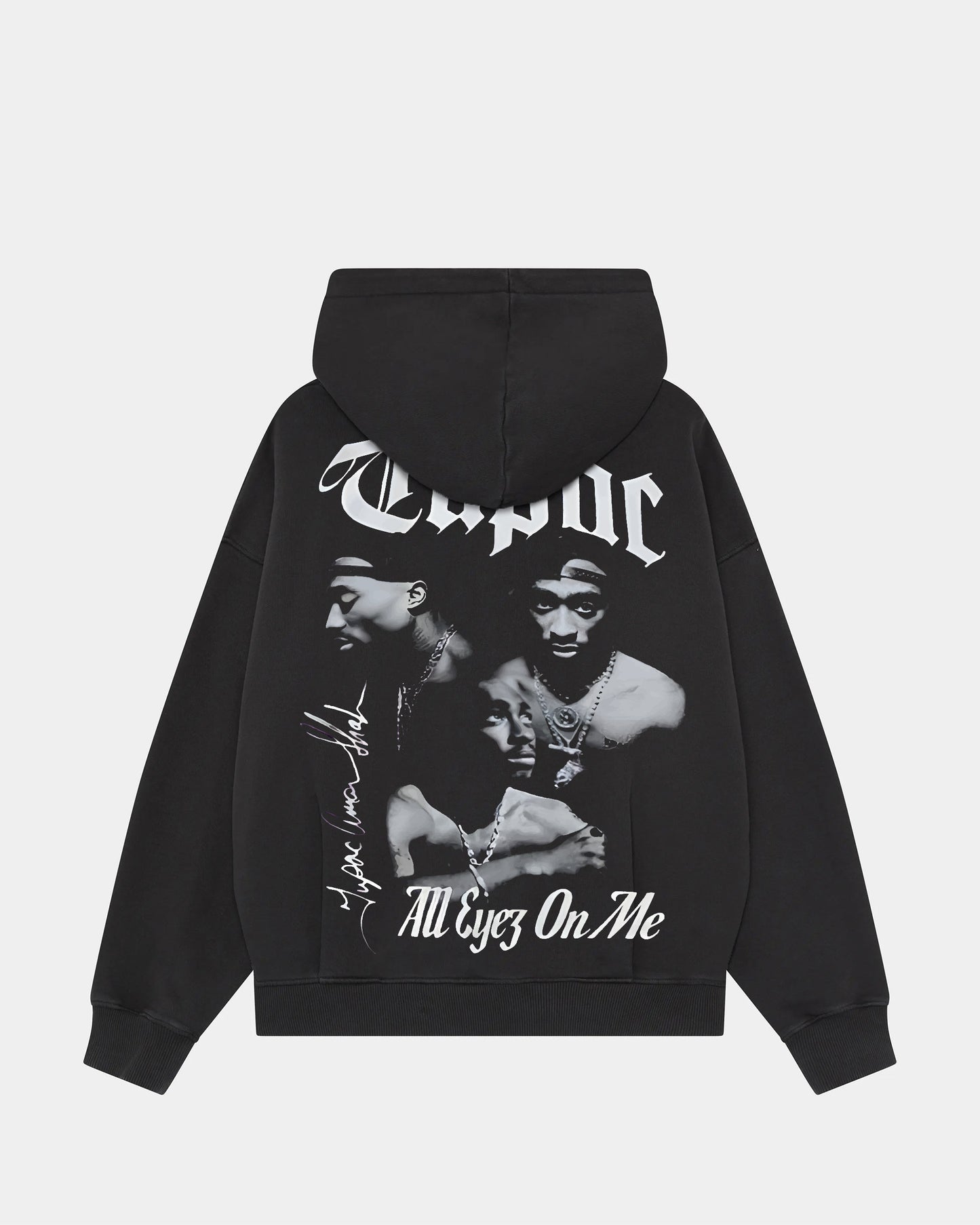 TUPAC SHAKUR AMERICAN RAPPER BLACK HOODIE