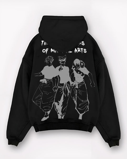 MONSTERS OF MARTIAL ARTS BLACK HOODIE