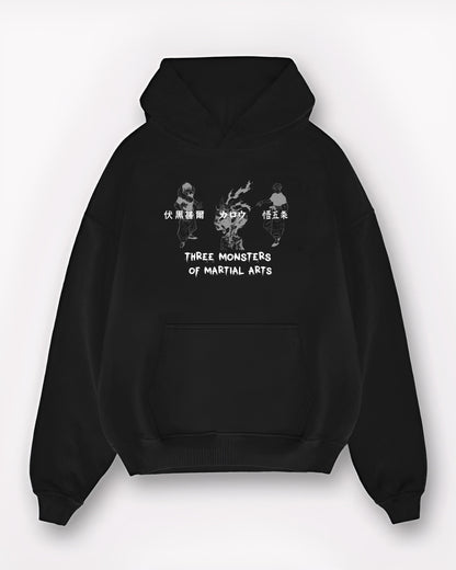 MONSTERS OF MARTIAL ARTS BLACK HOODIE