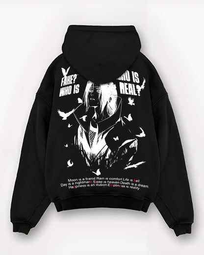 ANIME SILENT AVENGER BLACK HOODIE