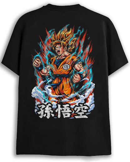 ANIME MIGHTY POWER UNLEASHED OVERSIZED T-SHIRT