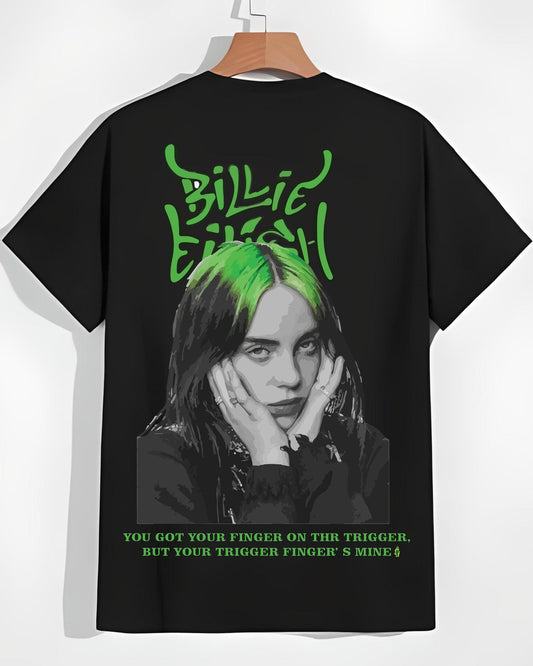 BILLIE EILISH MELODIES MUSIC BLACK REGULAR T-SHIRT